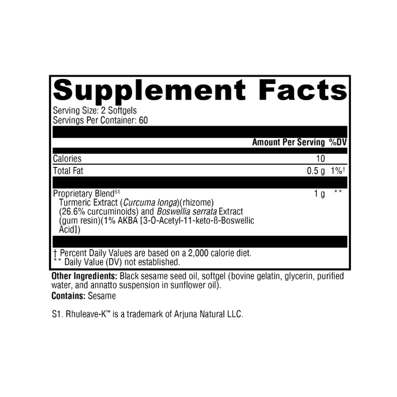 SynovX Relief 120 Softgels