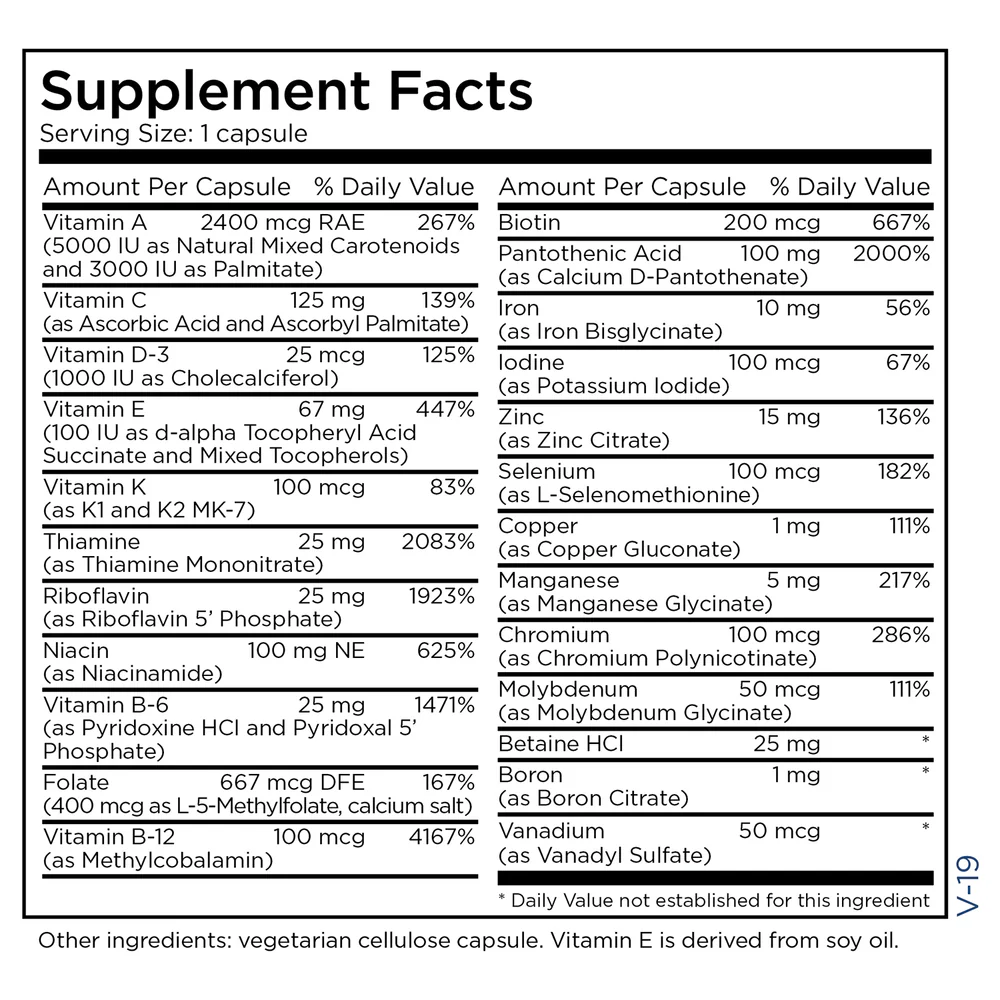 The Big One with Iron 90 Capsules
