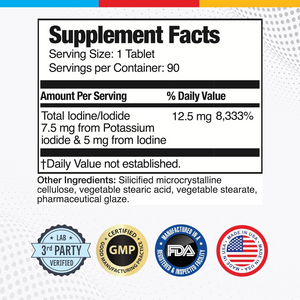 Brain Basics Ultra Iodine Complex 90 Tablets