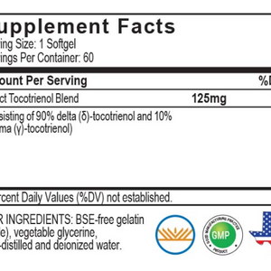 UNIQUE E High Delta Select Tocotrienols 90 Softgels