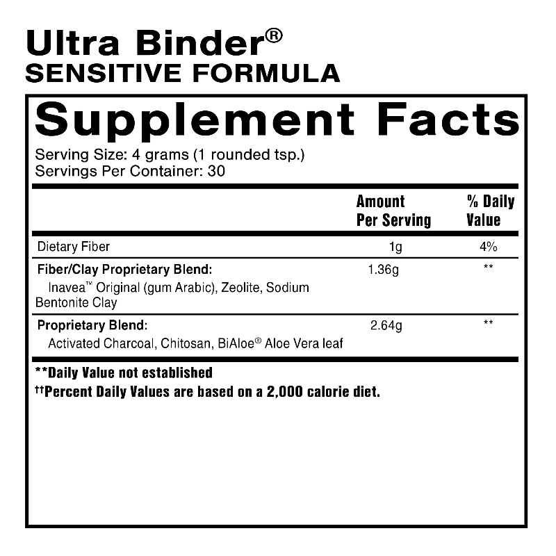 Ultra Binder Sensitive Formula 30 Servings
