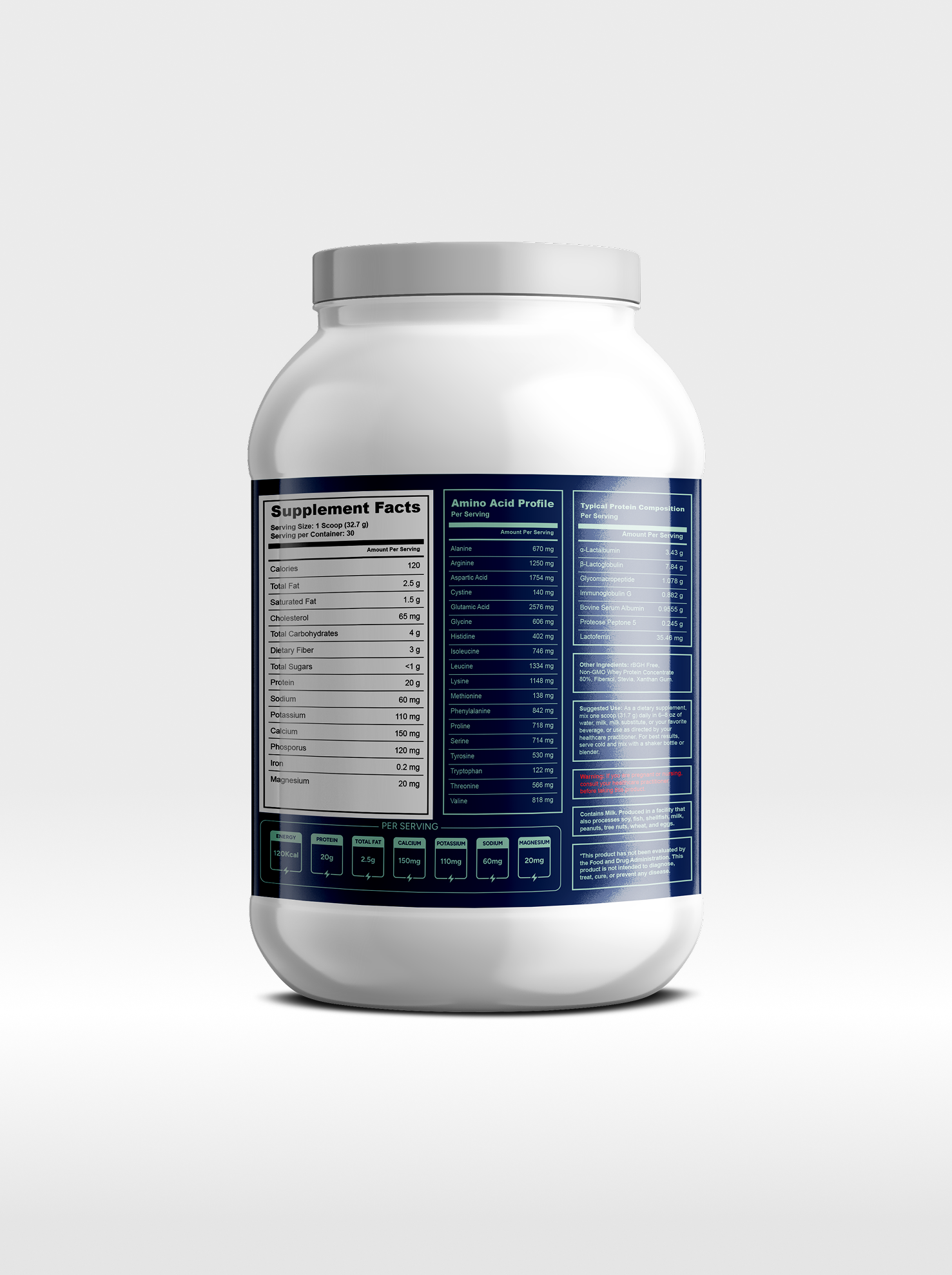 Apicella Health  Pure Whey Protein Chocolate