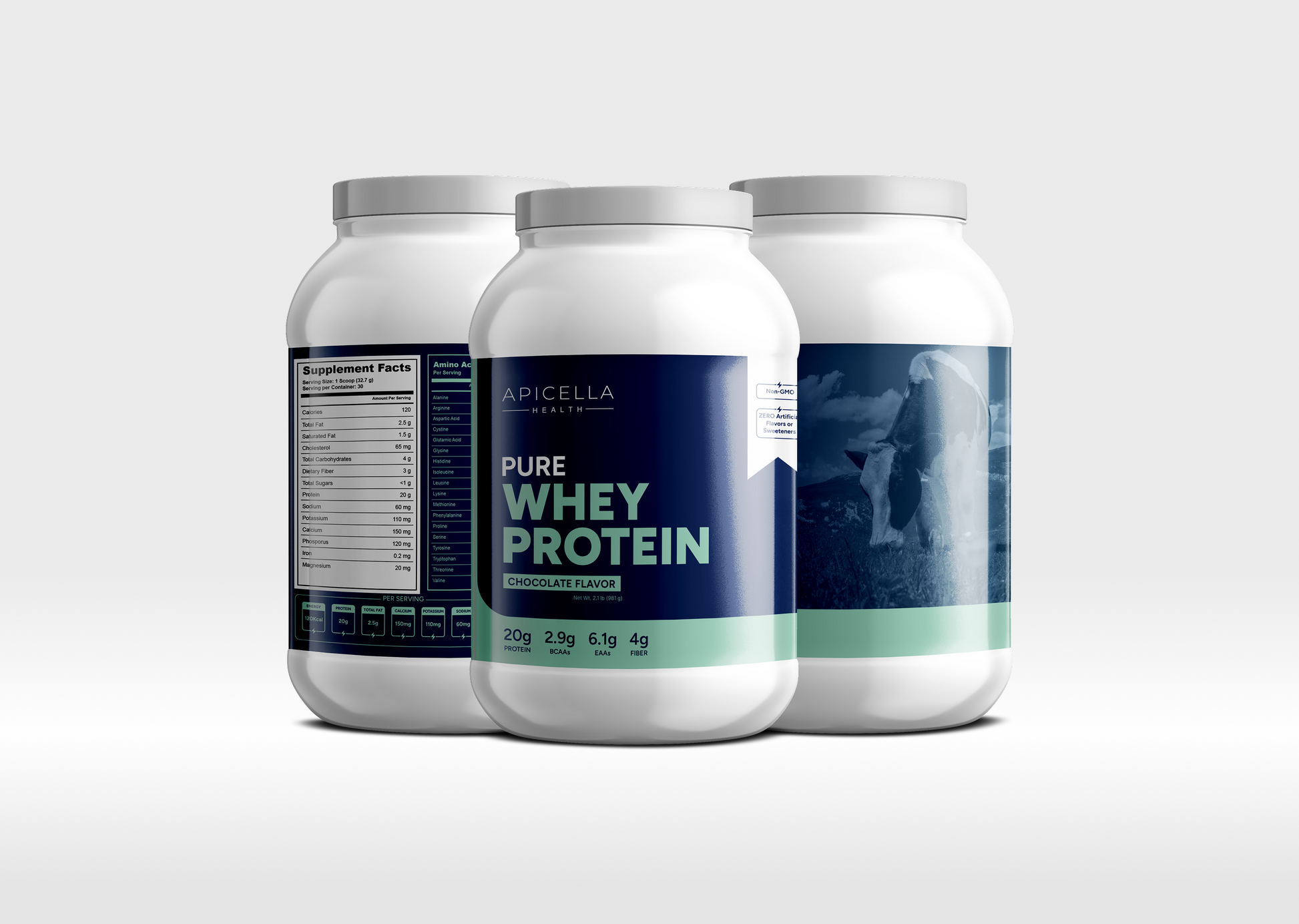 Apicella Health  Pure Whey Protein Chocolate