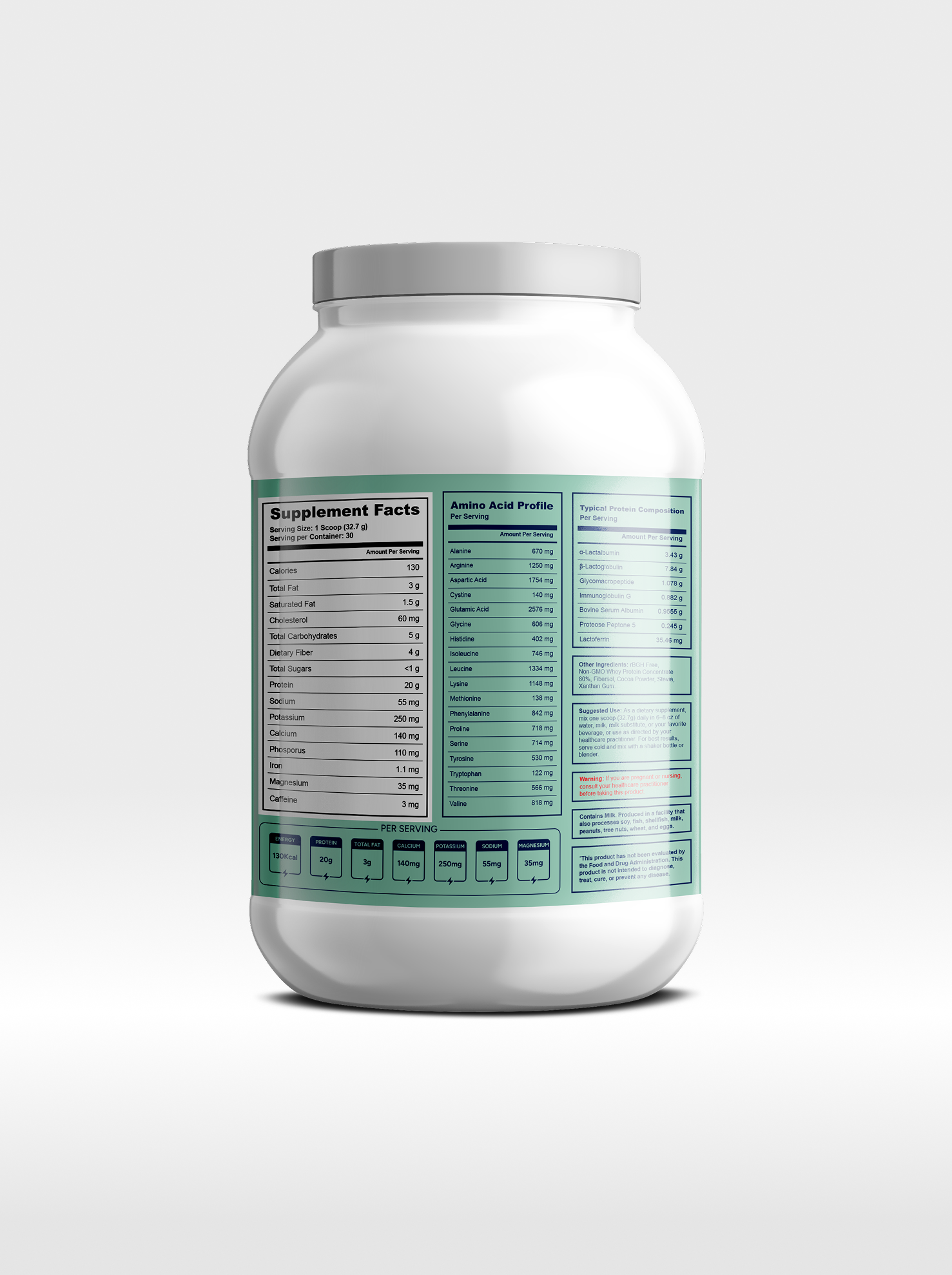 Apicella Health Pure Whey Protein Vanilla