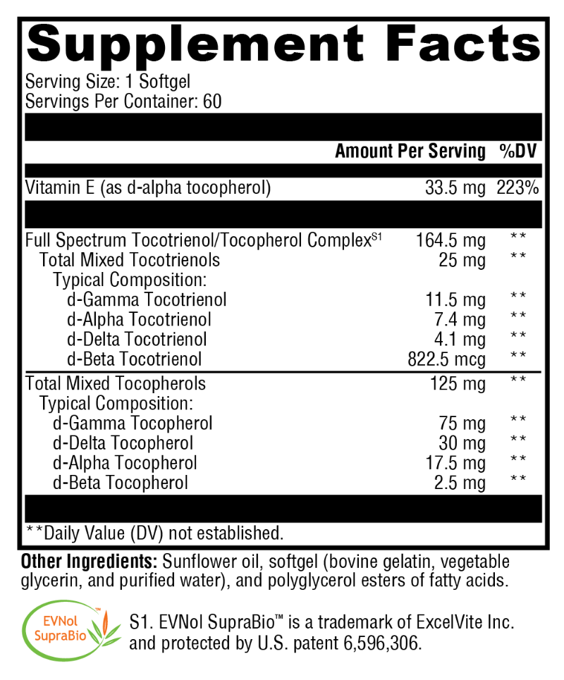 Xcellent E 60 Softgels