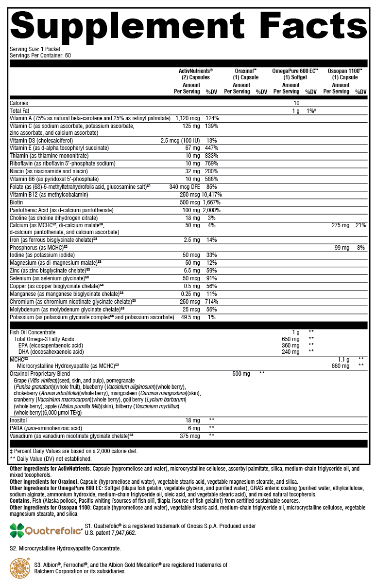 ActivEssentials for Women 60 Packets