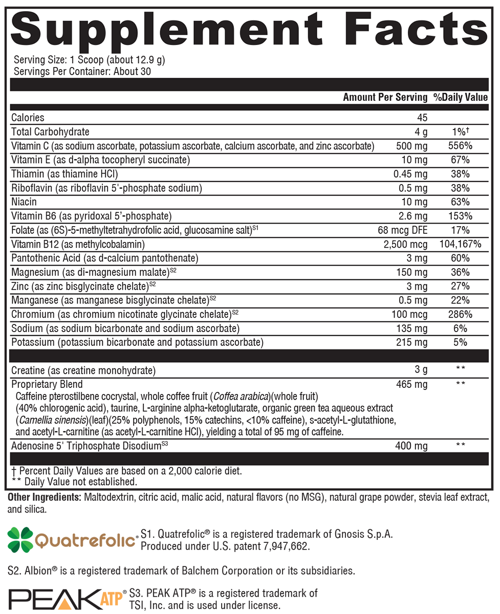 ATP Ignite Workout Mixed Berry 30 Servings