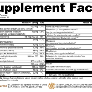 ActivNutrients without Iron 120 Capsules