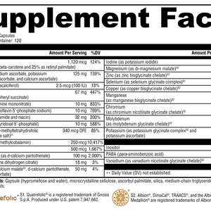 ActivNutrients without Iron 240 Capsules