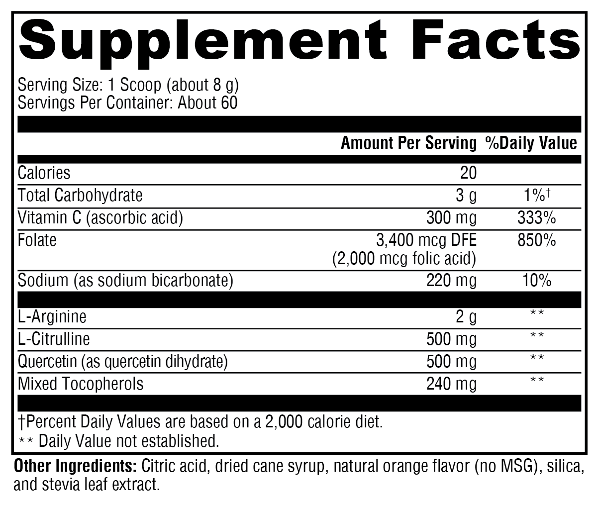 AngiNOX Orange 60 Servings