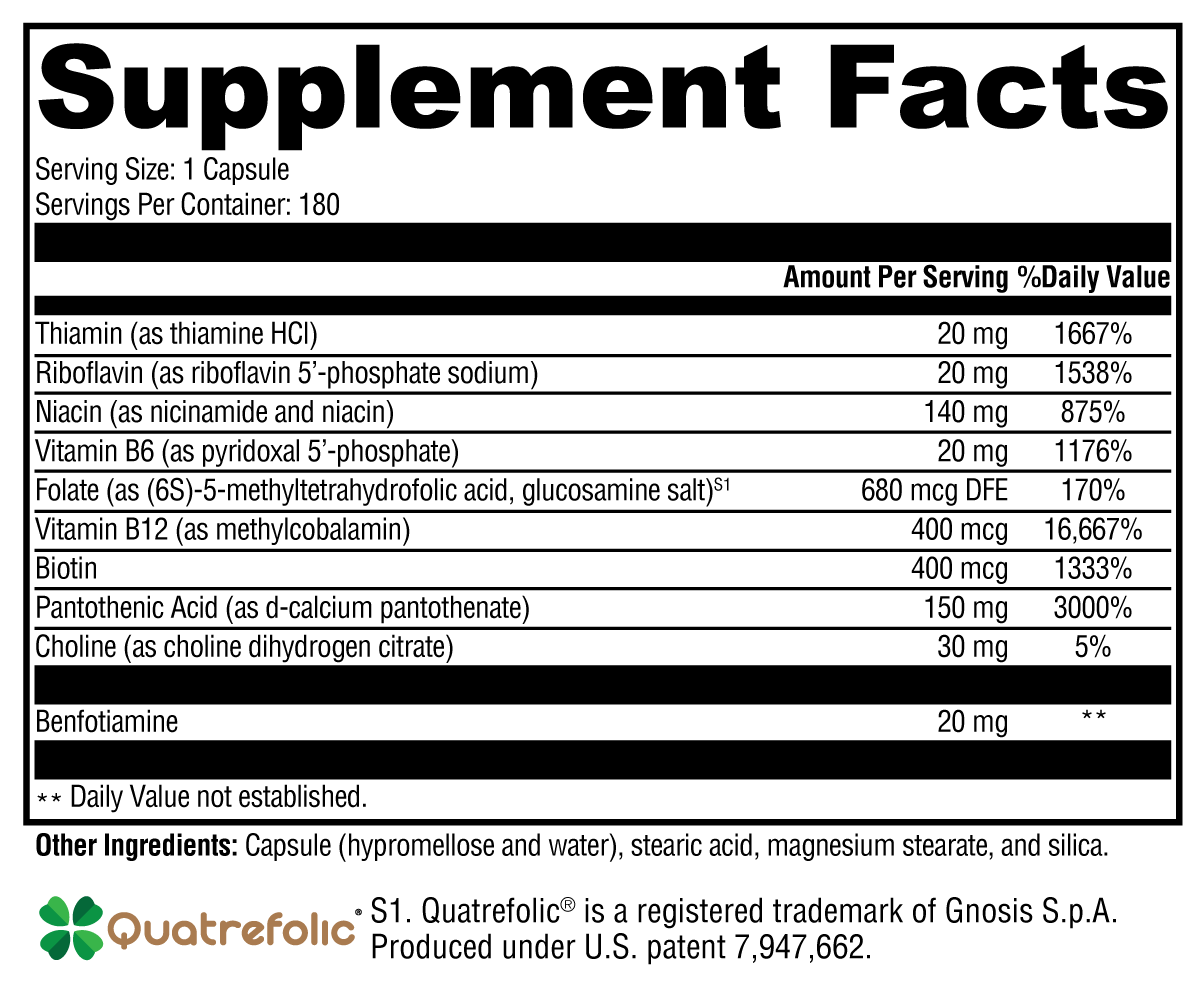 B Activ 180 Capsules