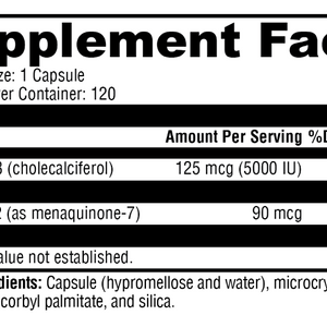 K2-D3 5000 120 Capsules