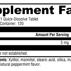 Melatonin Peppermint 120 Tablets