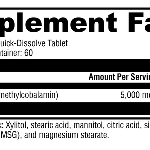 Methylcobalamin 60 Tablets