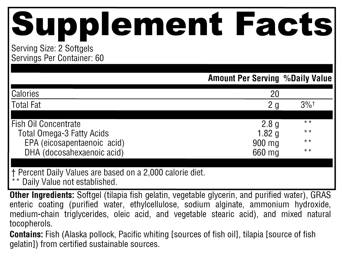 OmegaPure 780 EC 120 Softgels