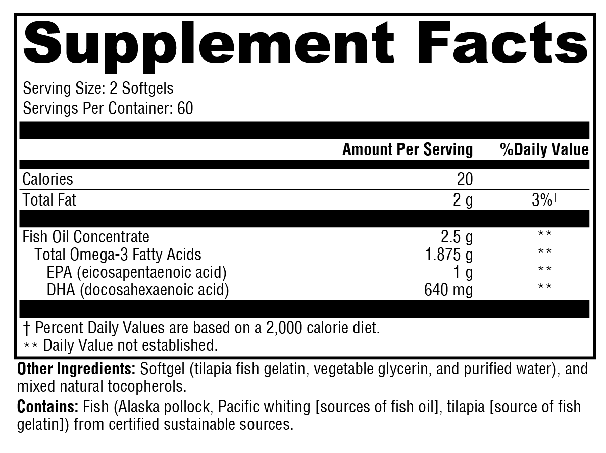 OmegaPure 820 120 Softgels