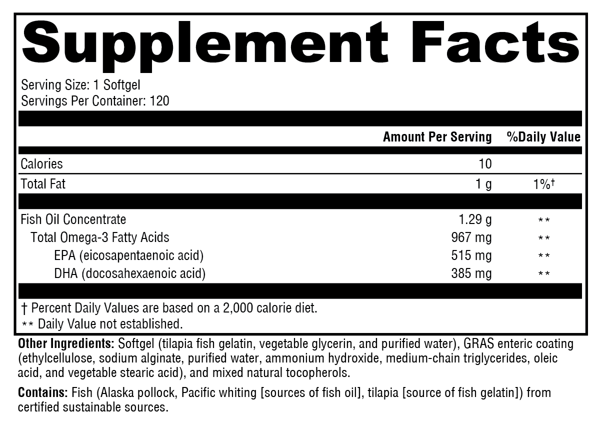 OmegaPure 900 EC 120 Softgels
