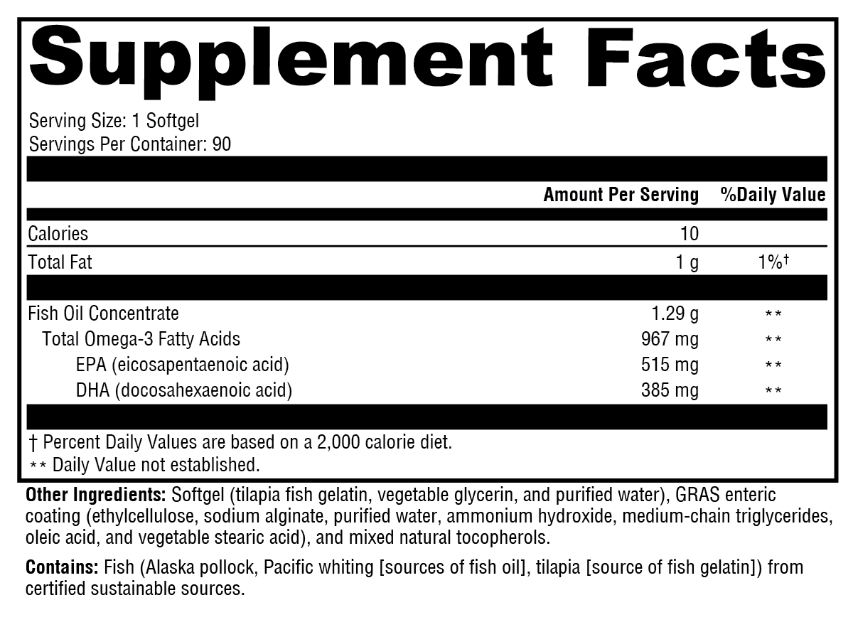 OmegaPure 900 EC 90 Softgels