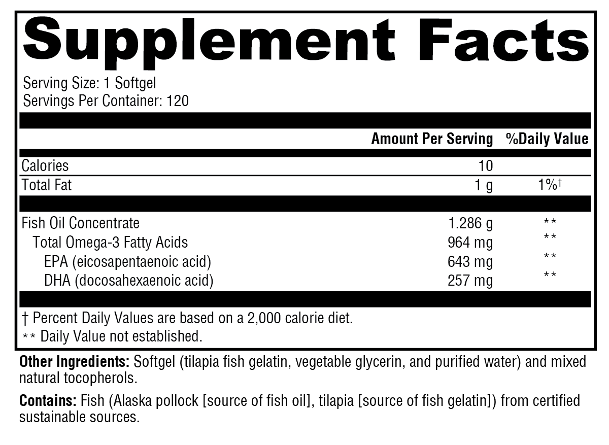 OmegaPure 900-TG 120 Softgels