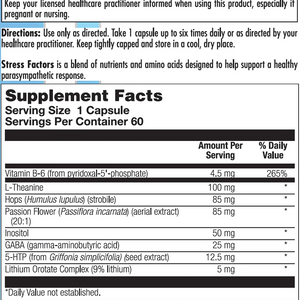 Stress Factors 60 Capsules