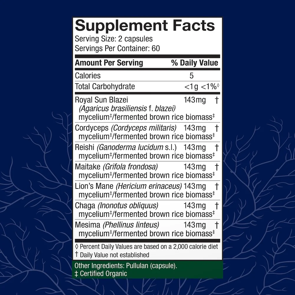 Stamets 7 60 Capsules