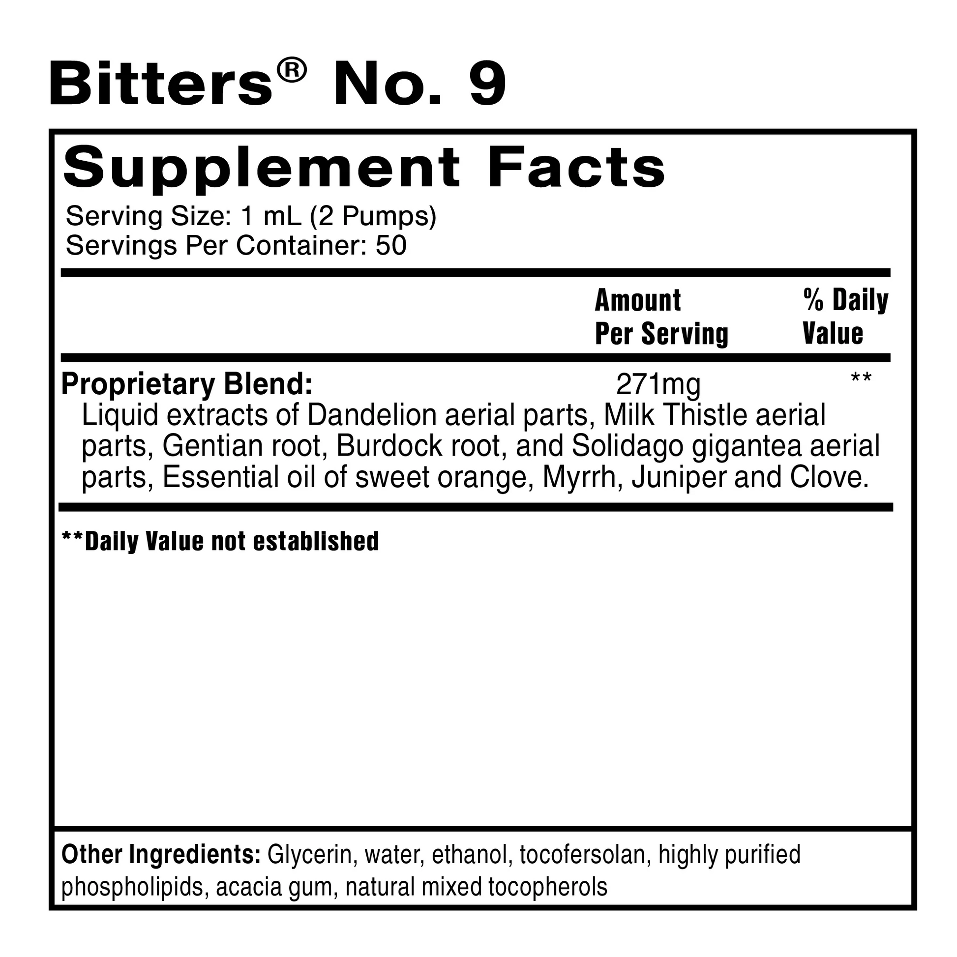 Bitters No.9 1.7 fl oz