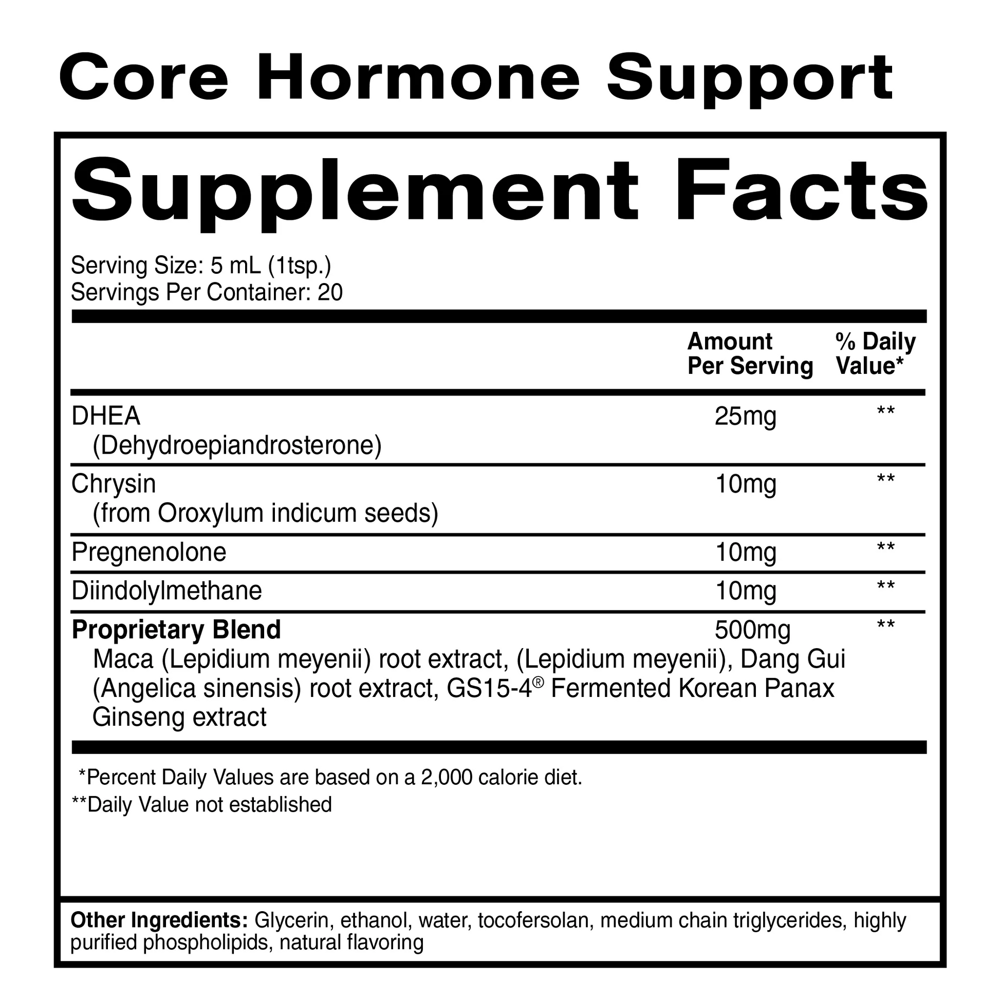 Core Hormone Support 3.38 fl oz
