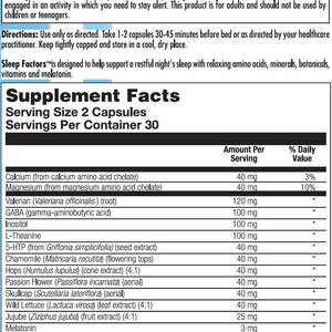 Sleep Factors 60 Capsules